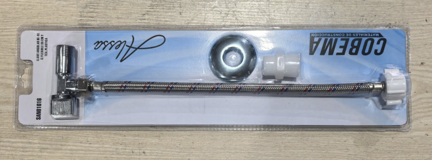 Llave Angular con flexible 35 mm