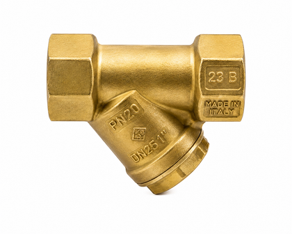 Filtro "Y" Bugatti de Bronce (malla inox 600 µm)