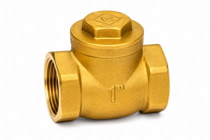 Válvula de Retención Horizontal Bugatti "Chapaleta" (bronce, 1/2"-4")