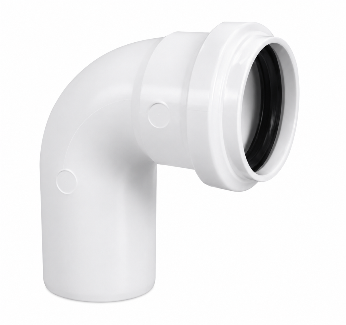 Codo de PVC Sanitario 87,5° (alcantarillado, 40–160 mm) - 160mm