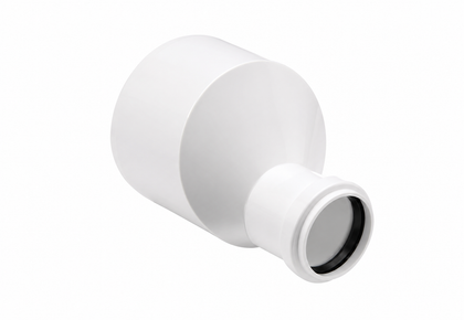 Copla de Reducción de PVC Sanitario (50×40 a 160×110 mm)