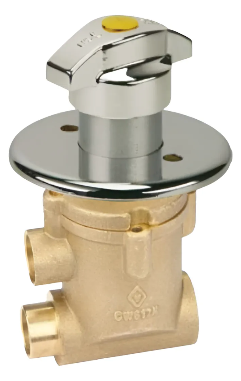 Válvula Gas 1/2" deluxe para encimeras