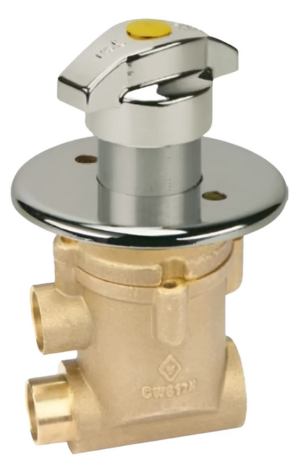 Válvula Gas 1/2" deluxe para encimeras
