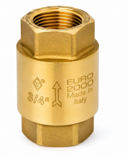 Válvula de Retención Vertical Bugatti (bronce, asiento metálico, 1/2"-4")